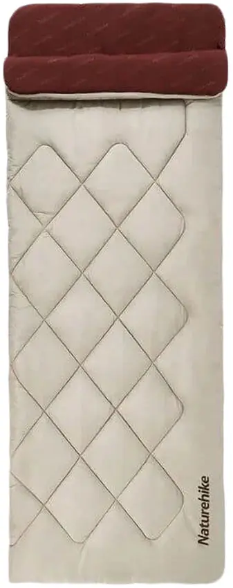 Спальний мішок Naturehike R350 CNH22SD005 Burgundy/Beige