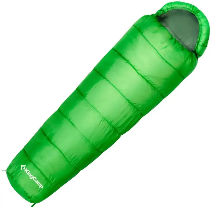 Спальний мішок KingCamp Breeze R Comf +11°C / Lim +7°C / Extr -4°C Green