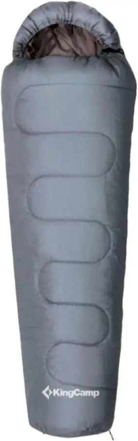 Спальний мішок KingCamp Treck 125 L Comf +13°C / Lim +9°C / Extr 0°C Grey