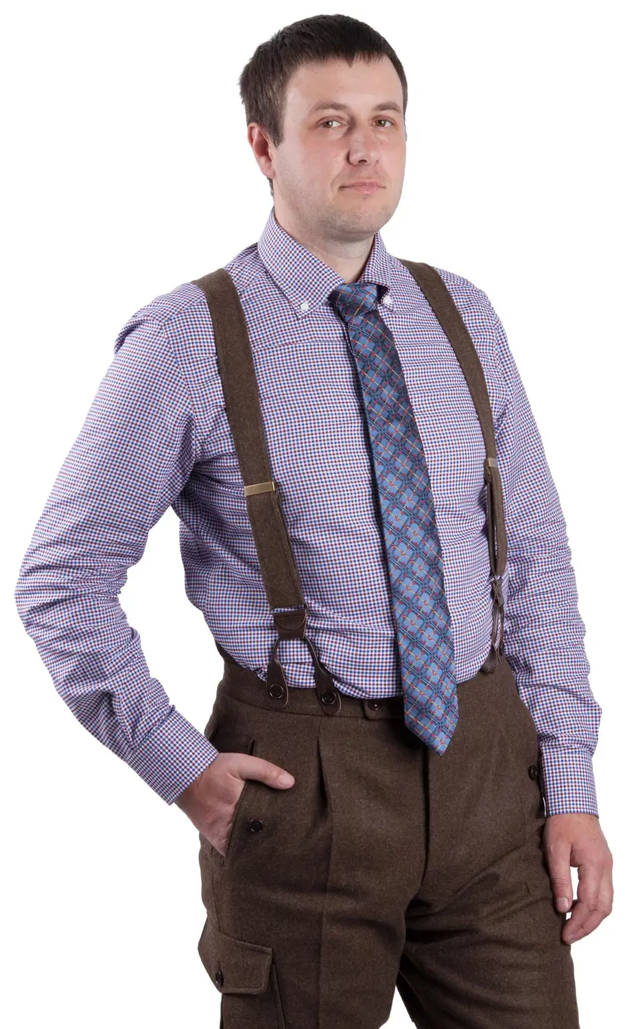 Галстук Habsburg White-Blue