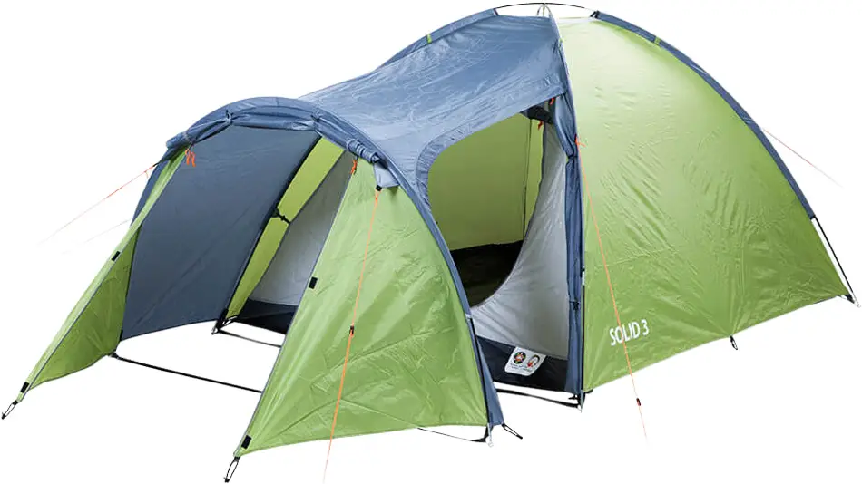 Палатка Кемпинг Solid 3 Зеленый