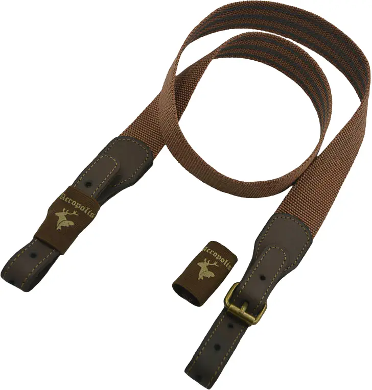 Ремінь рушничний Акрополіс МР-12к. Ширина для антабки 18 мм. Коричневий