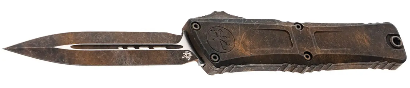 Ніж Microtech Combat Troodon GEN III Double Edge Signature Series Plague Outbreak