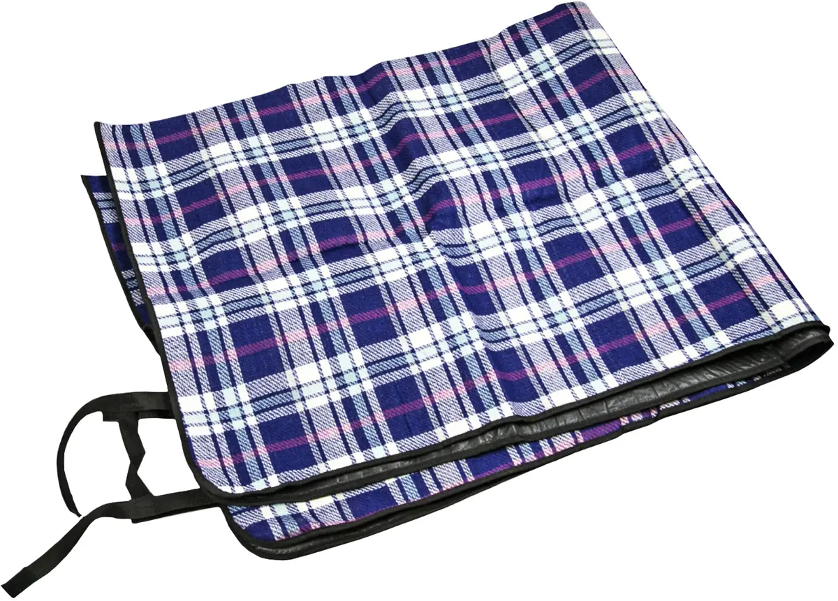 Килимок KingCamp Picnic Blanket. Blue checkers