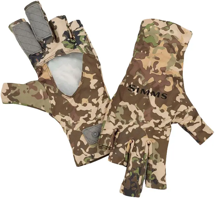 Перчатки Simms SolarFlex SunGlove L River Camo