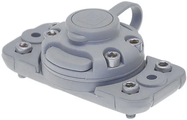 Замок Borika FFr444G з універсальною монтажної майданчиком ц:сірий