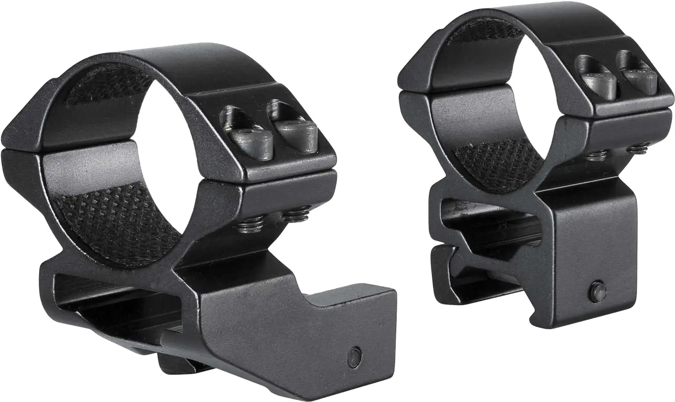 Кільця Hawke Match Mounts з виносом 25 мм. Short. d - 30 мм. High. Weaver/Picatinny