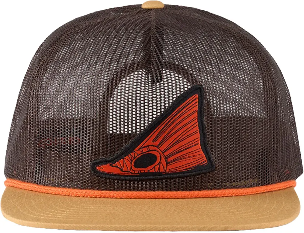 Кепка Grundens Tailing Red Mesh Trucker One size Dark Brown/Whiskey