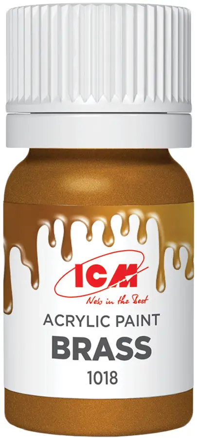 Краска ICM Holding Metallic Acrylic Paint 12 мл Brass