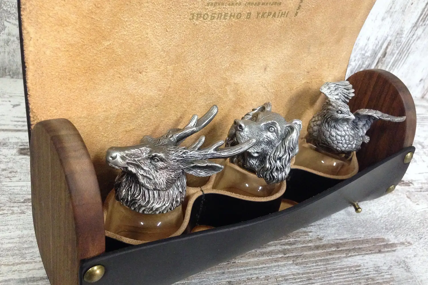 Подарунковий набір чарок FishPoint Бар "Мисливця" ДО 3 персони