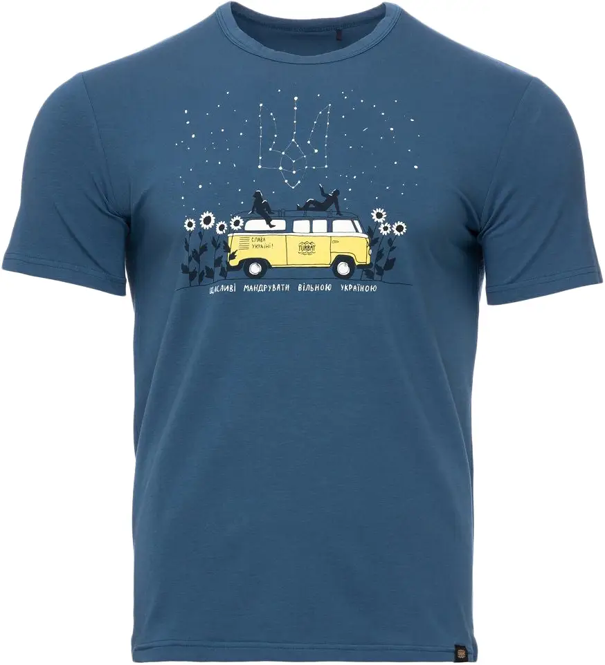 Футболка Turbat Mriya Mns M Indian Teal Blue