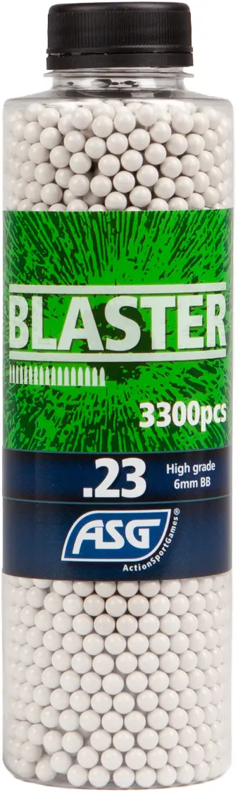 Страйкбольные шарики ASG Blaster White 6 мм 0,23 г 3300 шт