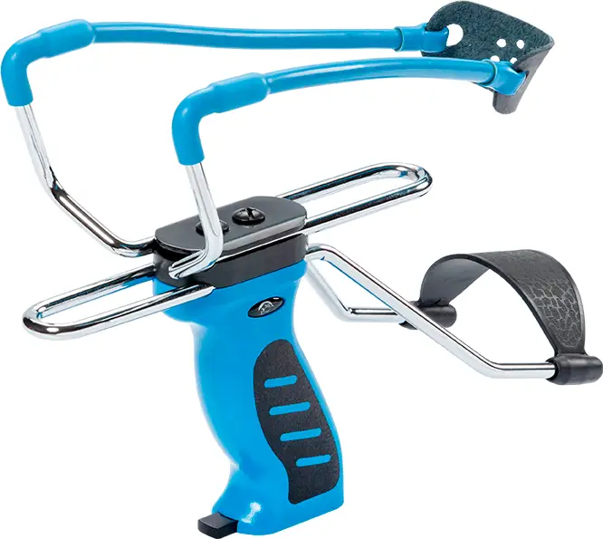 Рогатка Man Kung MK-SL06BL с упором. Синий