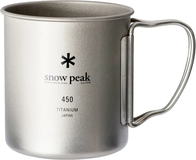 Кружка Snow Peak MG-143 Titanium Single Wall 450ml