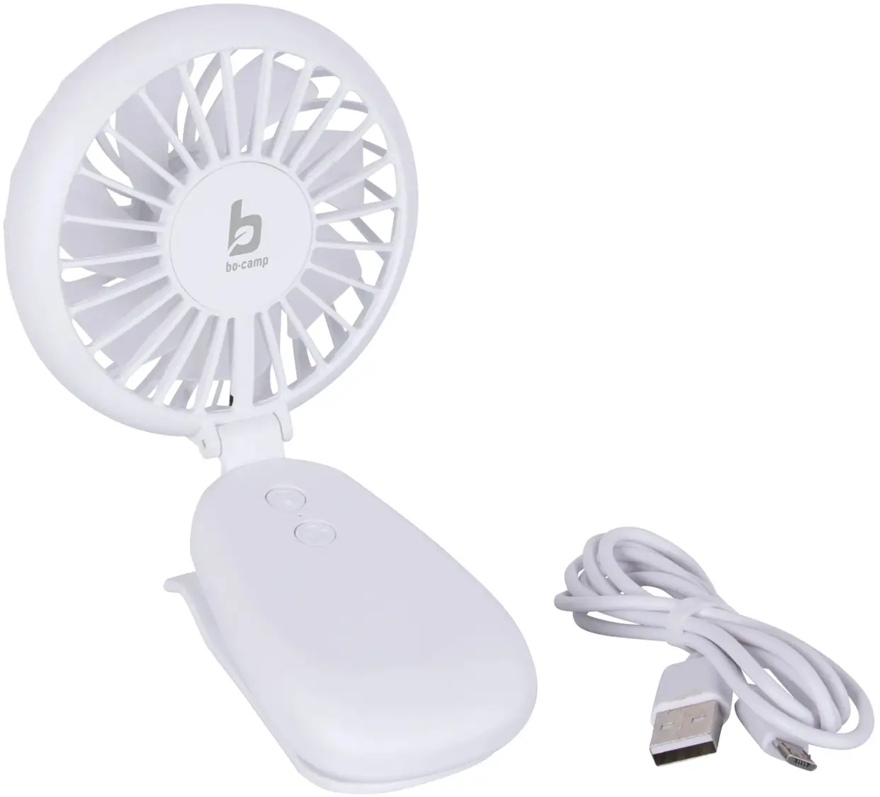 Вентилятор акумуляторний Bo-Camp Mini Fan With Clamp White