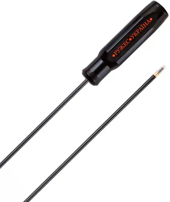 Шомпол Ружес для пневматичної та малокаліберної зброї. 65 см. Сталь в обплетенні. 1/8 M