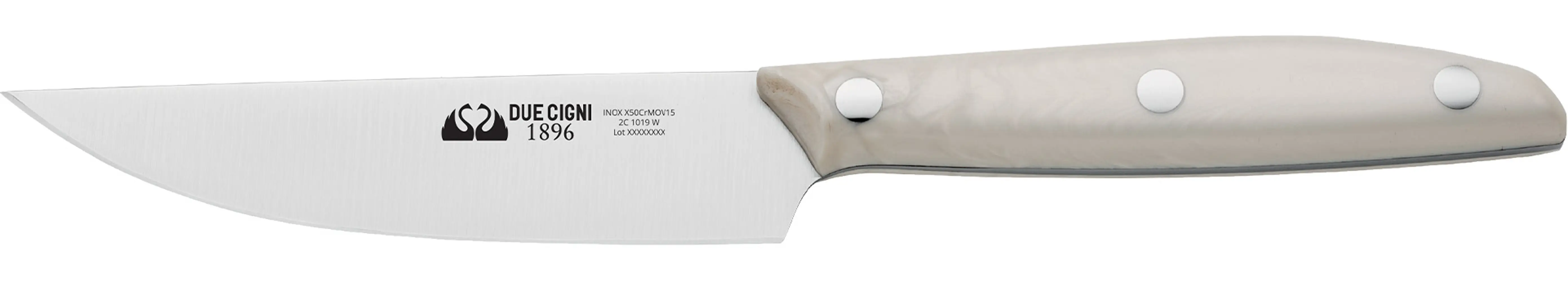 Набір ножів Due Cigni "1896" Steak America. Колір - білий