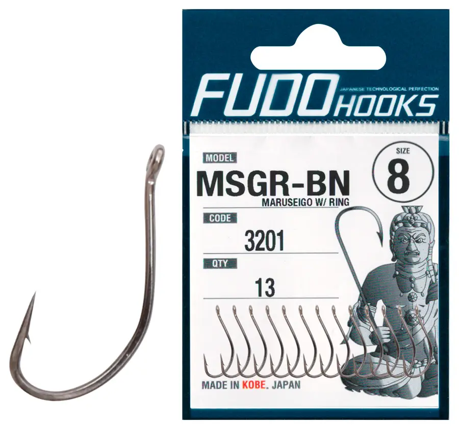 Крючок Fudo Maruseigo W/Ring BN №5