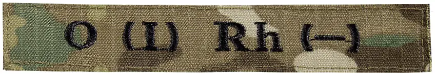 Патч Camotec Група Крові 1- Camo