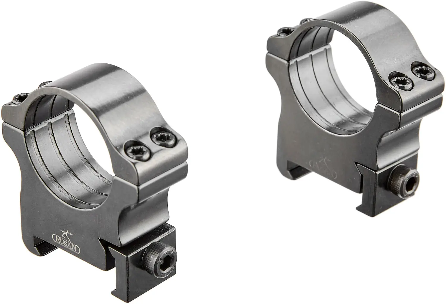 Кільця Rusan. Weaver. Сталь. Ø 25.4 мм. BH12 мм