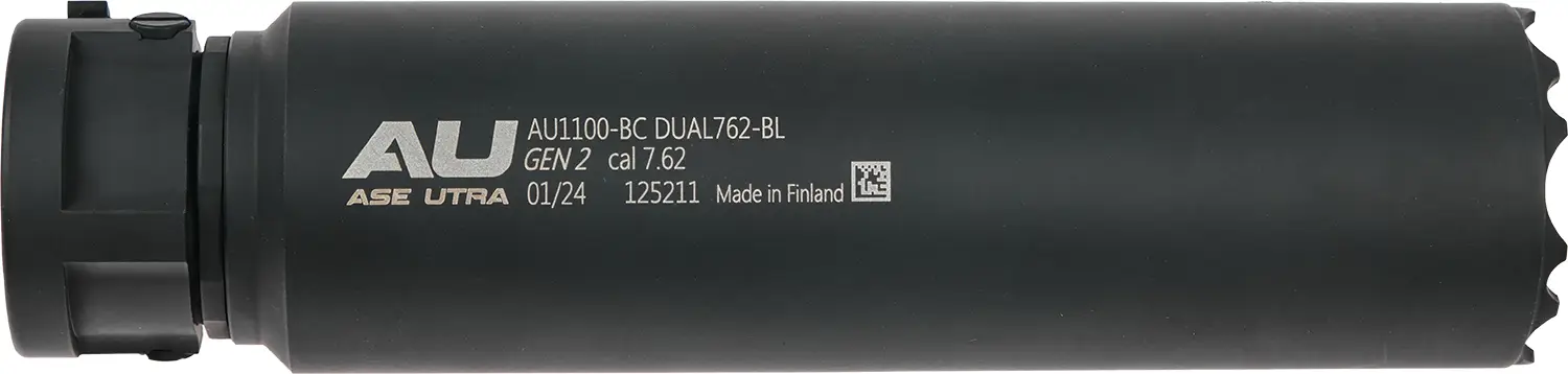 Саундмодератор Ase Utra DUAL762-BL GEN2 Black кал. 308 Win BoreLock