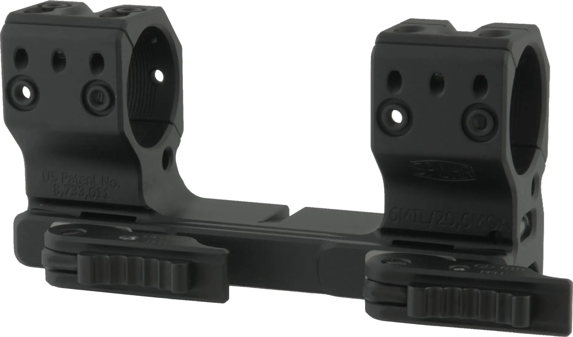 Швидкоз’ємне кріплення-моноблок Spuhr QDP-7002. d - 40 мм. High. Picatinny