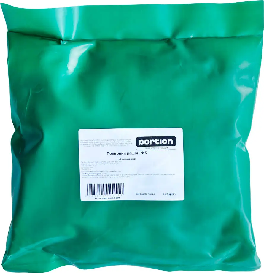 Готова страва Portion Польовий раціон №5 Реторт-пакет один прийом їжі 420 г