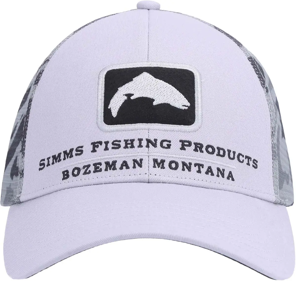 Кепка Simms Trout Icon Trucker One size Ghost Camo Steel