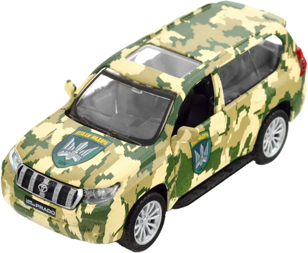 Машинка TechnoDrive серії Шеврони Героїв TOYOTA LAND CRUISER PRADO "ПТАХИ МАДЬЯРА"