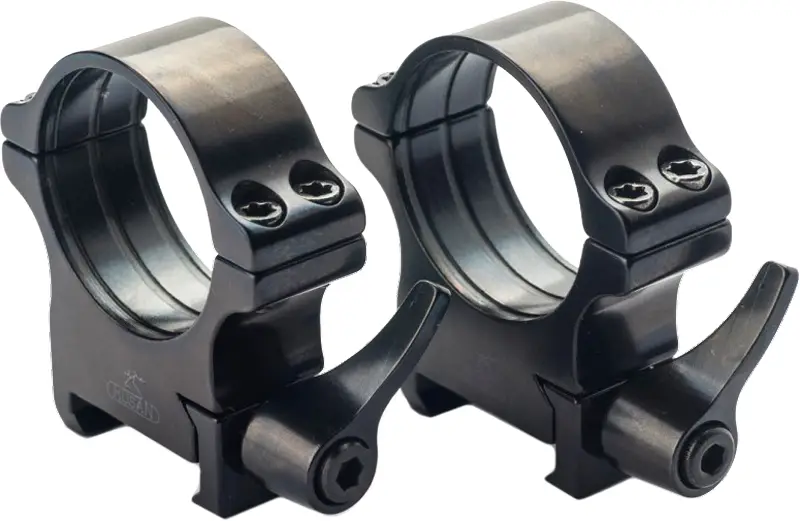 Швидкоз’ємні кільця Rusan QR. Weaver. Сталь. Ø 30 мм. BH12 мм