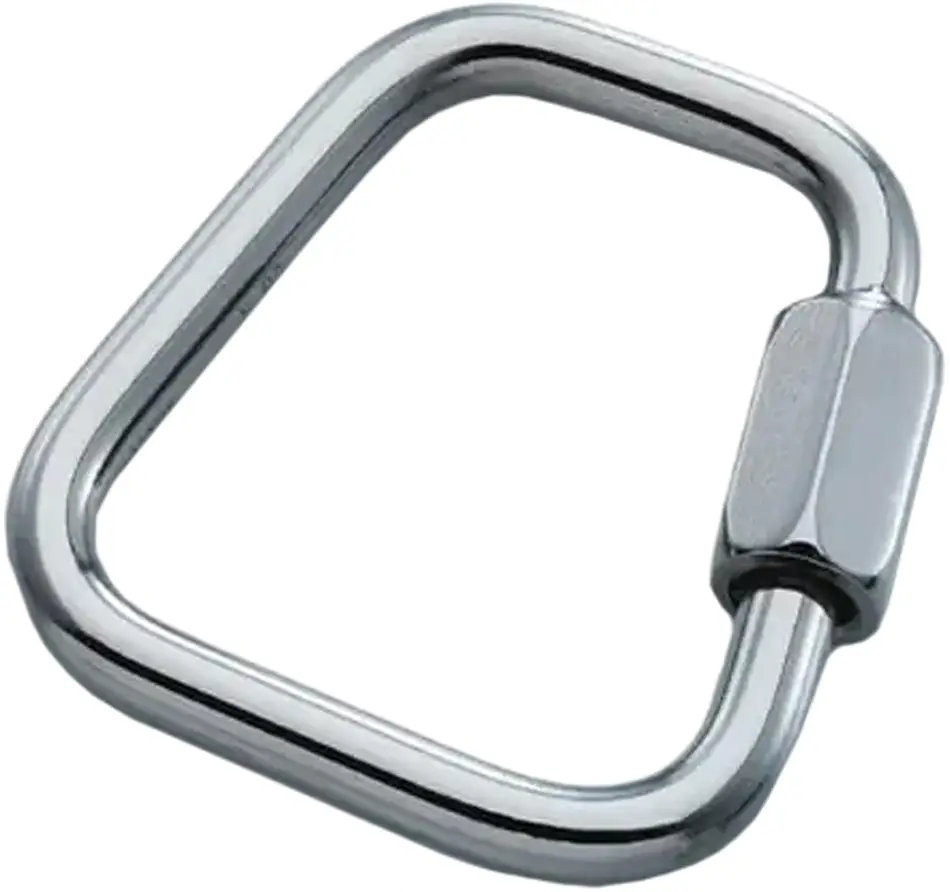 Карабин Singing Rock Maillon анодированная трапеция 4мм