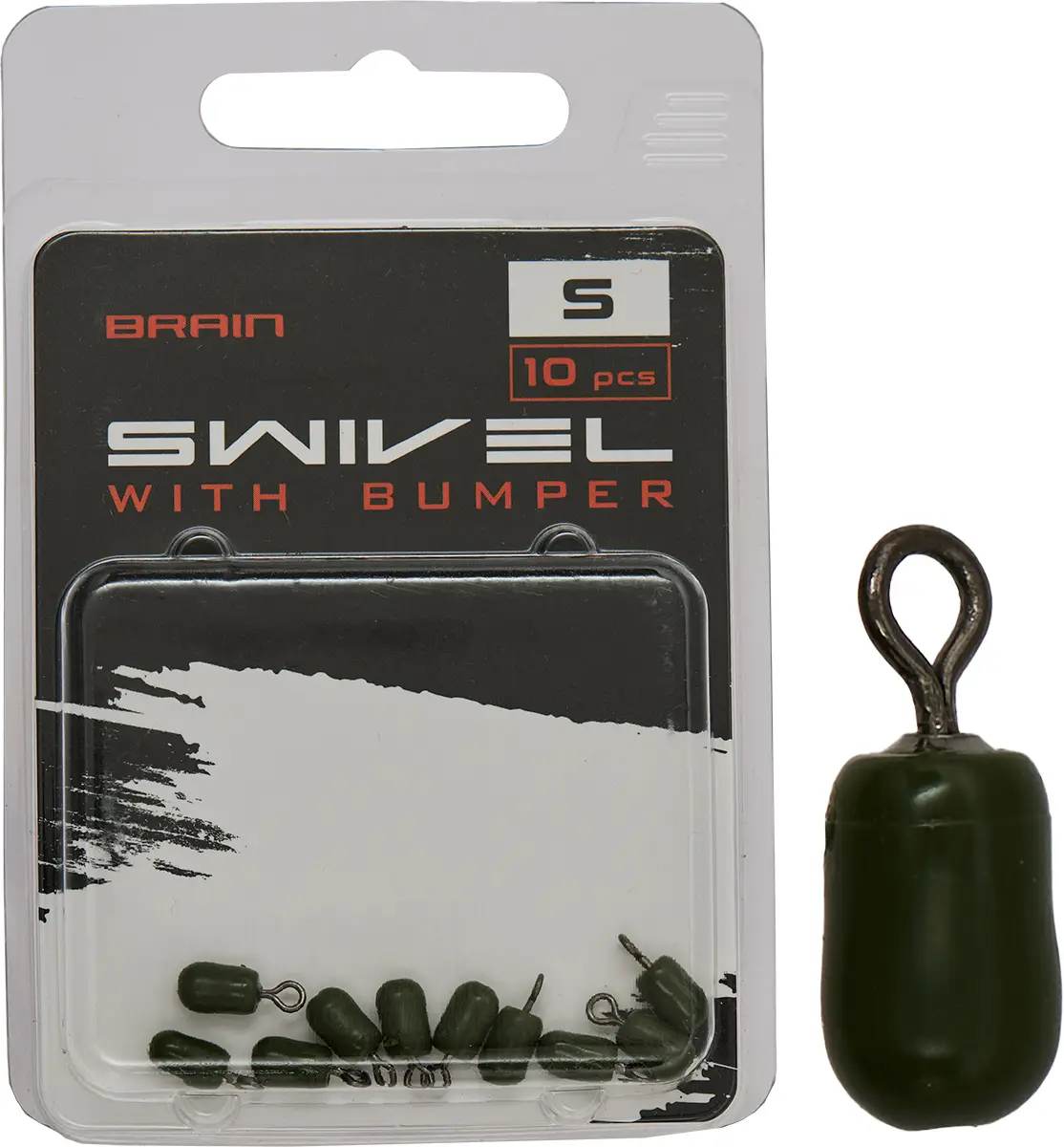 Вертлюжок Brain Swivel With Bumper S (10 шт/уп) SGXA-9292S