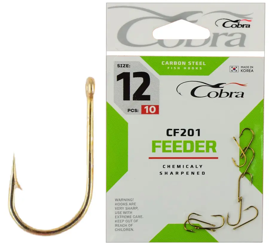 Крючок Cobra Feeder CF201 №10 (10шт)