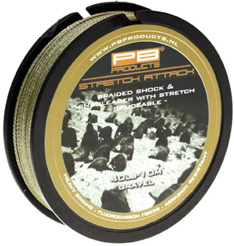 Шоклидер PB Products Stretch Attack Shockleader 10m (gravel) 40lb