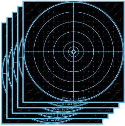 Мішень Do-all outdoors ACSP3 AccuBlue 5 шт. діаметр 20 см