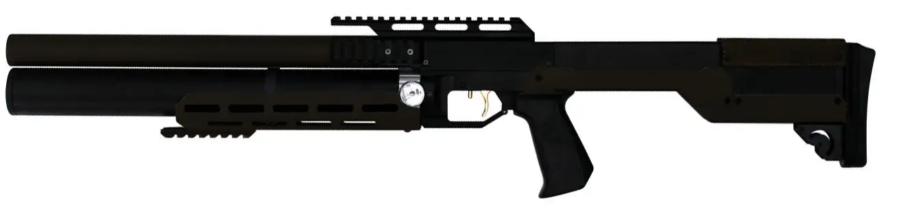 Винтовка пневматическая ZBROIA PCP Sapsan TAC-M кал. 4.5 мм. 550/300. Black