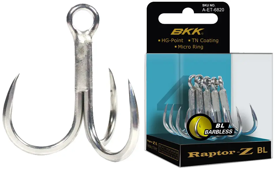 Тройник BKK Raptor-Z BL #2/0 (5 шт/уп)