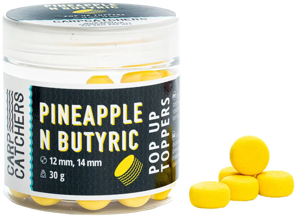 Бойлы Carp Catchers Pop-Up Toppers Pineapple N Butyric 12