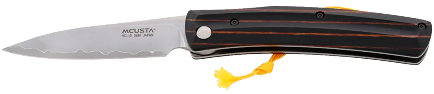 Ніж Mcusta Friction Folder Wood yellow/black