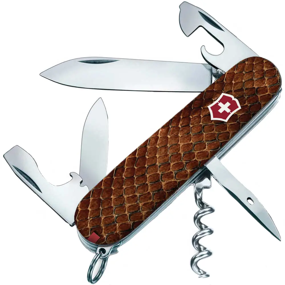 Ніж Victorinox Swiss Army Spartan Design. Шкіра кобри