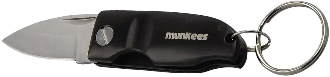 Ніж-брелок Munkees Folding Knife I Black