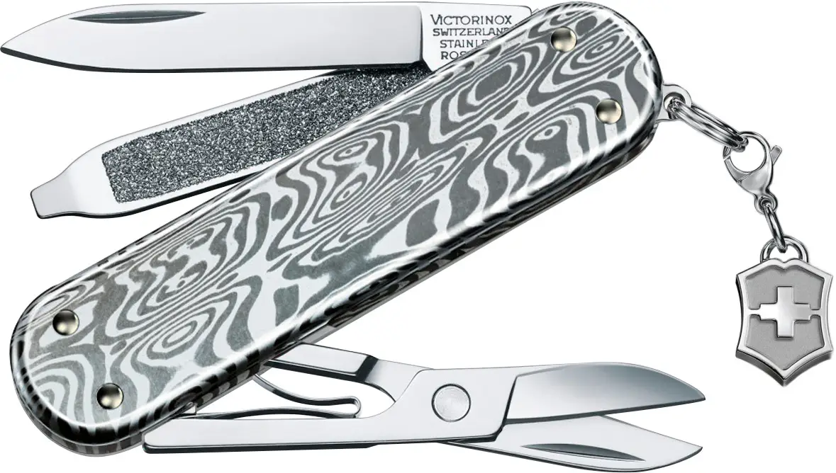 Ніж Victorinox Classic SD Brilliant Damast 0.6221.34