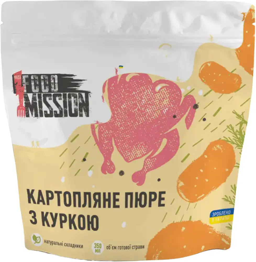 Сушена їжа Food Mission Картопляне пюре з куркою