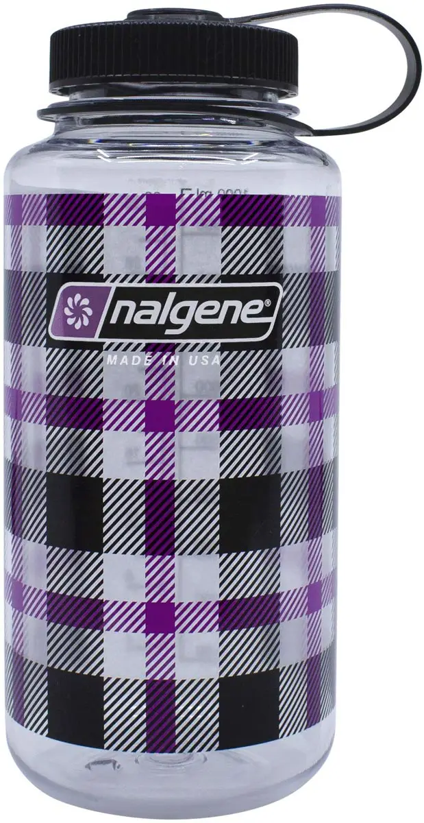 Пляшка Nalgene Wide Mouth Plaid Water Bottle 1 Purple