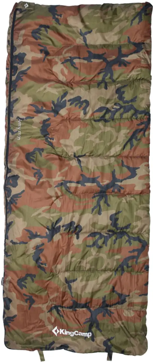 Спальний мішок KingCamp Army Man L Comf +18°C / Lim +12°C / Extr +8°C Camo
