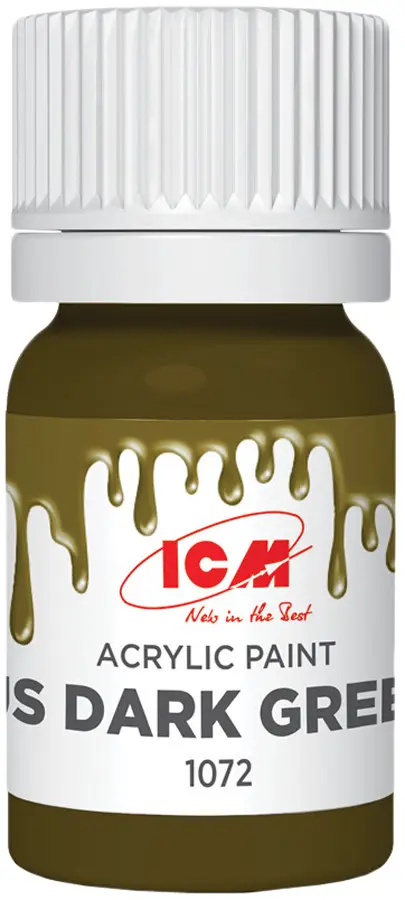 Краска ICM Holding Acrylic Paint 12 мл US Dark Green