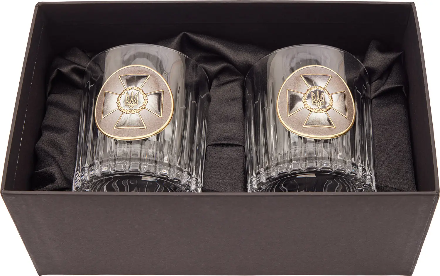 Подарочный набор стаканов Boss Crystal "СЛУЖБА БЕЗПЕКИ" 2 бокала