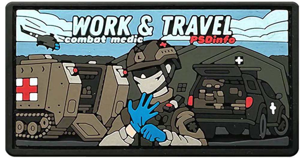 Патч PSD «Work&Travel Combat Medic»