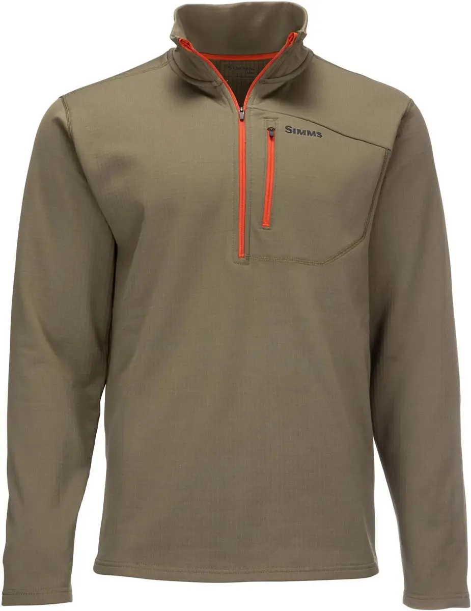 Реглан Simms Thermal Qtr Midlayer Zip Top S Dark Stone