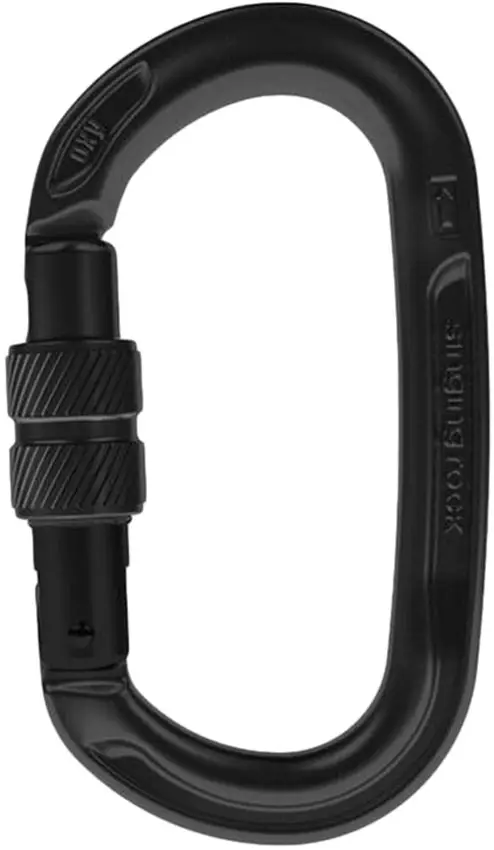 Карабин Singing Rock Oxy Screw Black